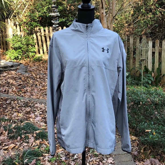 Under Armour Other - Men’s Under Armour Gray windbreaker Jacket Large